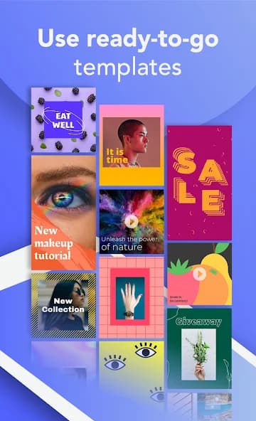 Boosted mobile app ready-to-use marketing templates